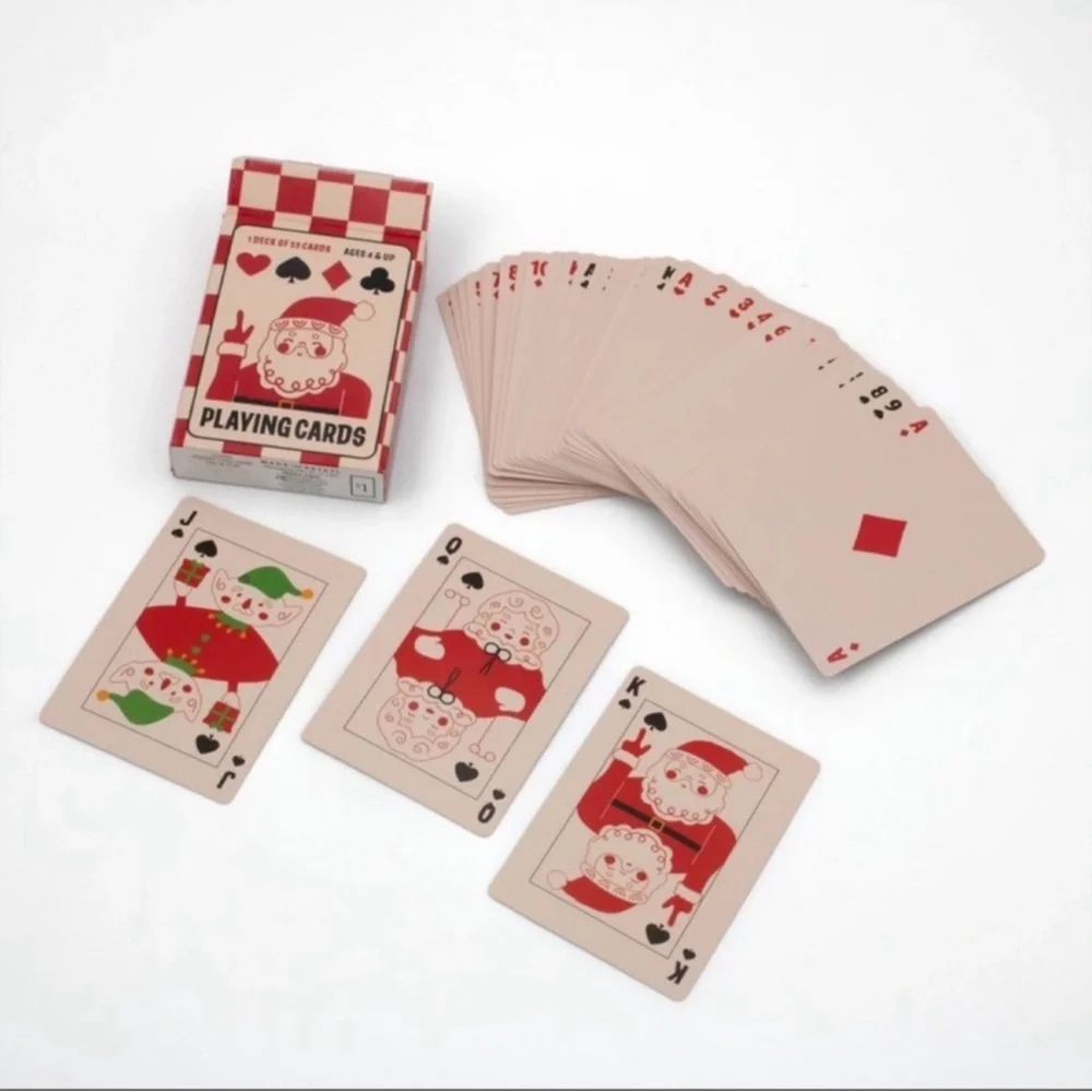 3 for $15 SALE New in package Target Bullseye Santa themed 2 Sets Playing Cards